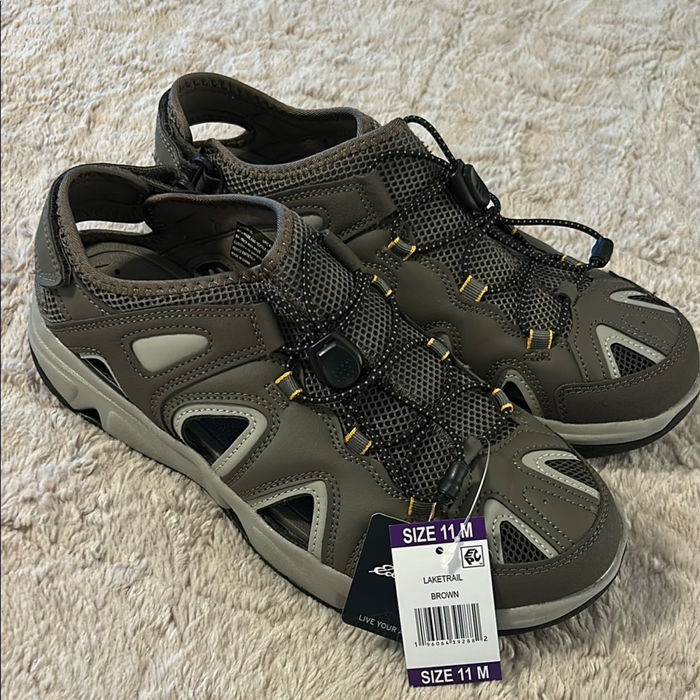 Eddie Bauer Brown Athletic Shoes with Rugged Outsole